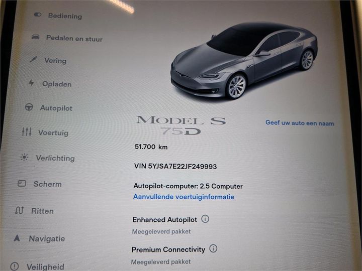 Photo 10 VIN: 5YJSA7E22JF249993 - TESLA S 