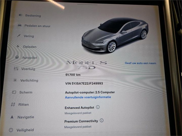 Photo 20 VIN: 5YJSA7E22JF249993 - TESLA S 