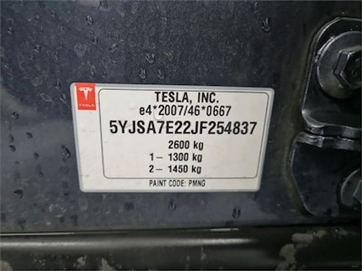 Photo 11 VIN: 5YJSA7E22JF254837 - TESLA MODEL S - 2016 