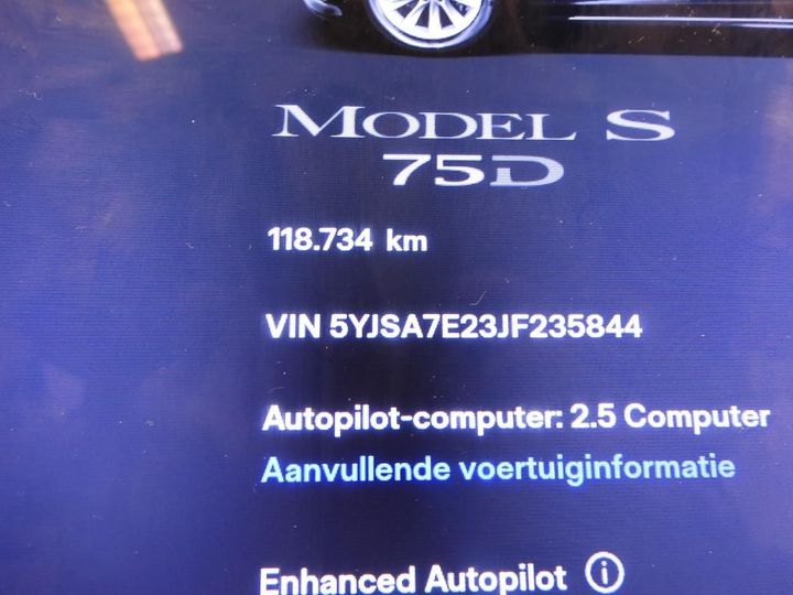 Photo 4 VIN: 5YJSA7E23JF235844 - TESLA MODEL S 