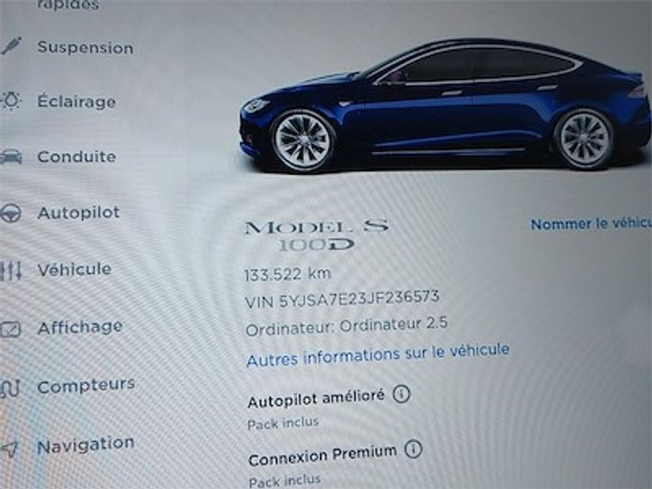 Photo 10 VIN: 5YJSA7E23JF236573 - TESLA MODEL S - 2016 