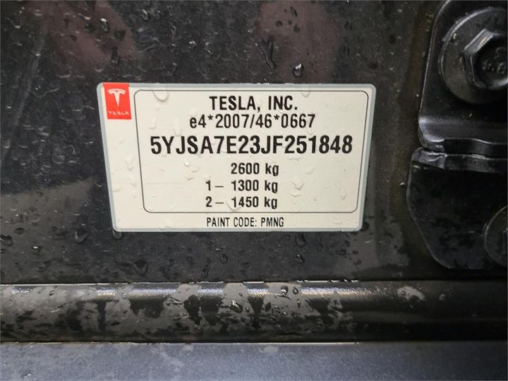 Photo 4 VIN: 5YJSA7E23JF251848 - TESLA S 