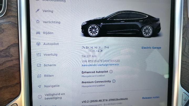 Photo 18 VIN: 5YJSA7E24HF188320 - TESLA MODEL S HATCHBACK 