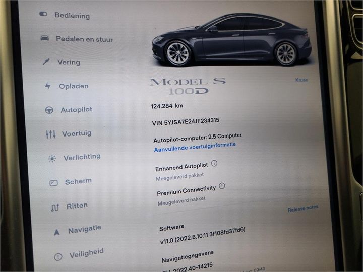 Photo 10 VIN: 5YJSA7E24JF234315 - TESLA S 