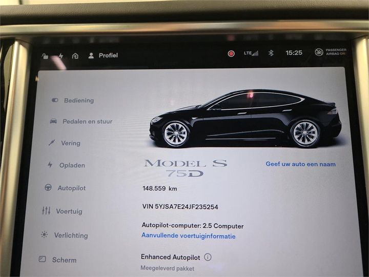 Photo 10 VIN: 5YJSA7E24JF235254 - TESLA S 