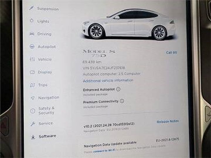 Photo 16 VIN: 5YJSA7E24JF237618 - TESLA MODEL S 