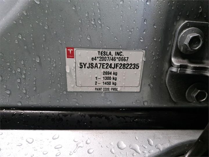 Photo 8 VIN: 5YJSA7E24JF282235 - TESLA S 