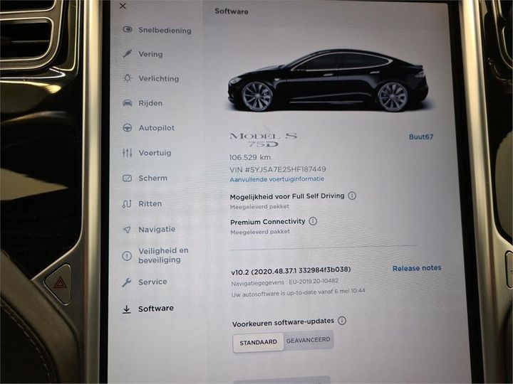 Photo 10 VIN: 5YJSA7E25HF187449 - TESLA S 