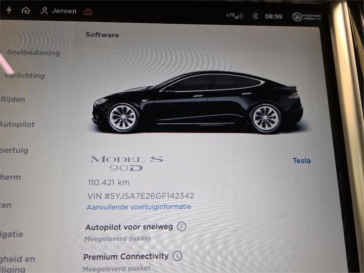 Photo 10 VIN: 5YJSA7E26GF142342 - TESLA S 