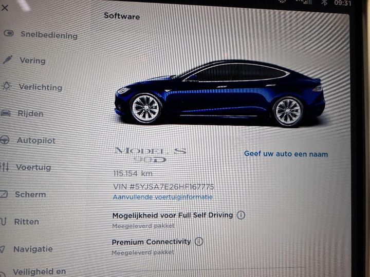 Photo 10 VIN: 5YJSA7E26HF167775 - TESLA S 