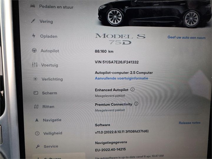 Photo 7 VIN: 5YJSA7E26JF241332 - TESLA MODEL 