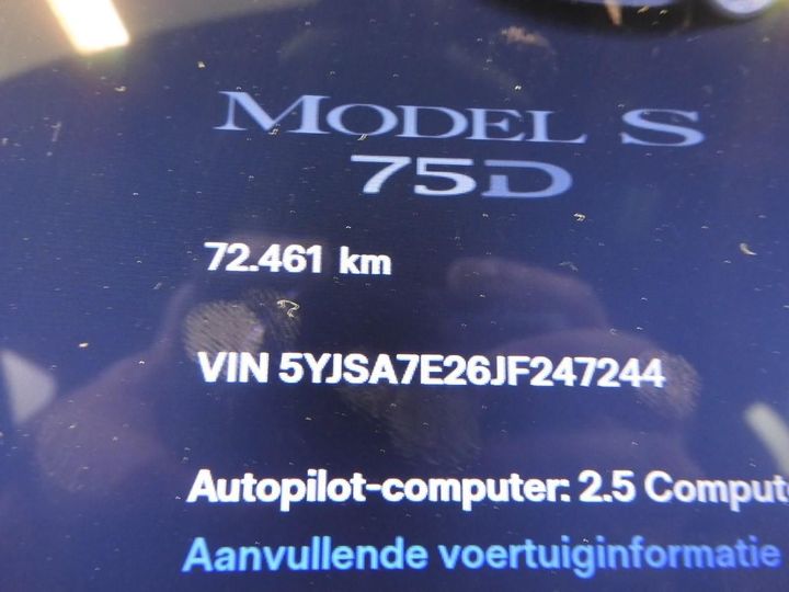 Photo 4 VIN: 5YJSA7E26JF247244 - TESLA MODEL S 