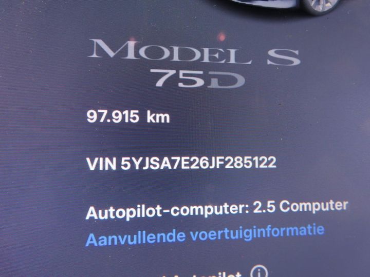 Photo 3 VIN: 5YJSA7E26JF285122 - TESLA MODEL S 