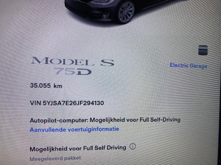 Photo 22 VIN: 5YJSA7E26JF294130 - TESLA MODEL S HATCHBACK 