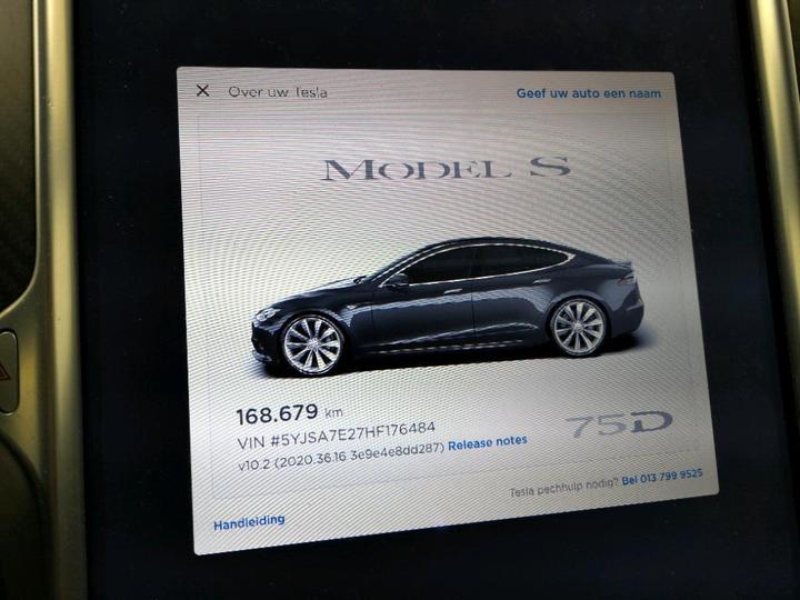 Photo 10 VIN: 5YJSA7E27HF176484 - TESLA S 