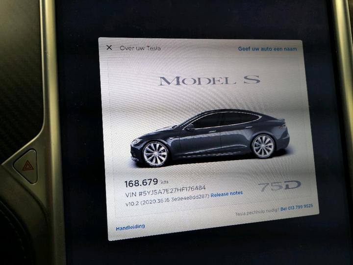 Photo 20 VIN: 5YJSA7E27HF176484 - TESLA S 