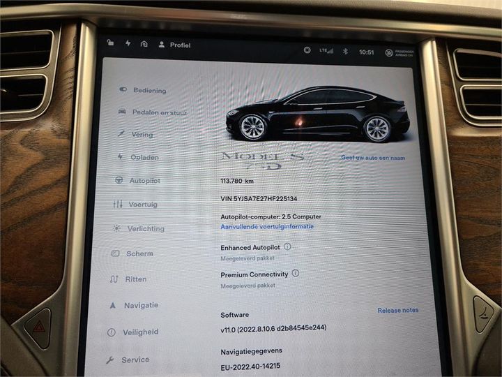 Photo 20 VIN: 5YJSA7E27HF225134 - TESLA S 