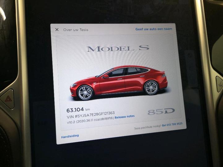 Photo 10 VIN: 5YJSA7E28GF121363 - TESLA S 