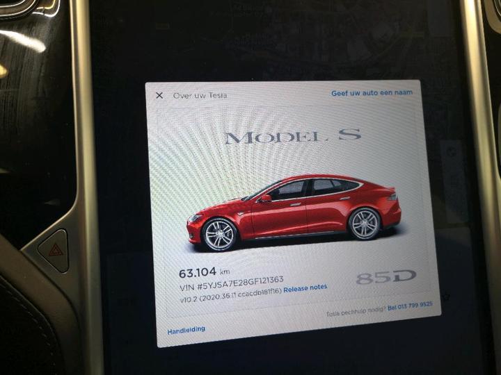 Photo 19 VIN: 5YJSA7E28GF121363 - TESLA S 