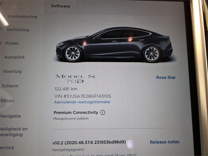 Photo 10 VIN: 5YJSA7E28GF143105 - TESLA S 