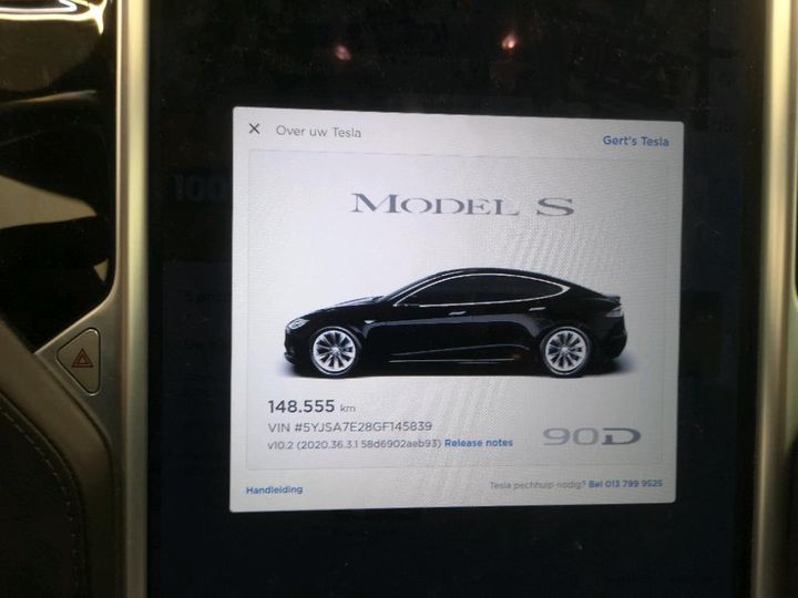 Photo 10 VIN: 5YJSA7E28GF145839 - TESLA S 