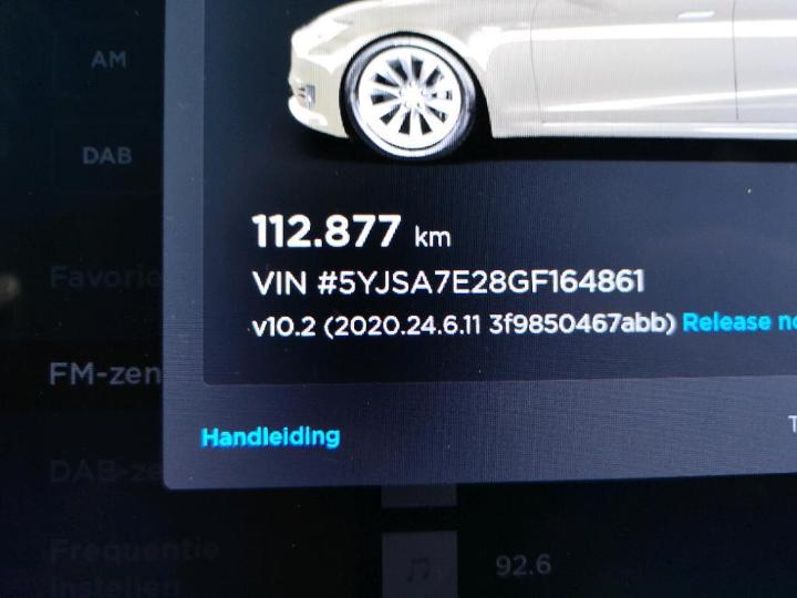 Photo 6 VIN: 5YJSA7E28GF164861 - TESLA MODEL 