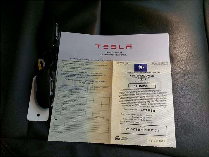 Photo 9 VIN: 5YJSA7E28HF203787 - TESLA MODEL S 