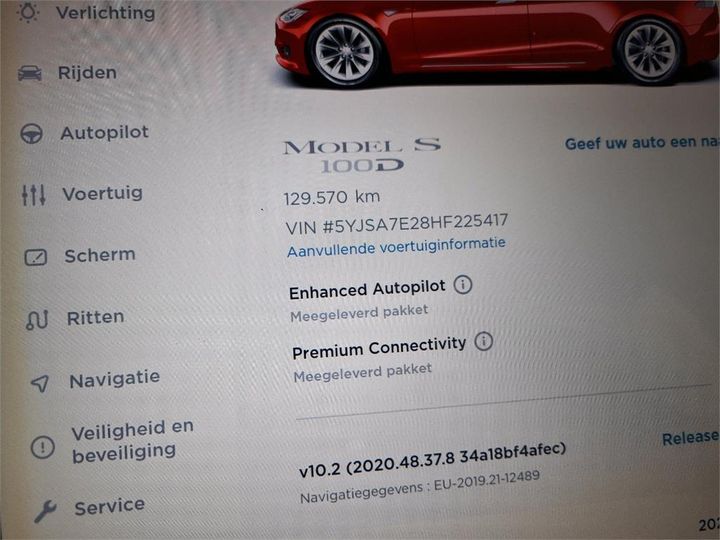 Photo 10 VIN: 5YJSA7E28HF225417 - TESLA S 