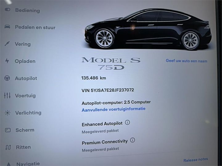 Photo 10 VIN: 5YJSA7E28JF237072 - TESLA S 