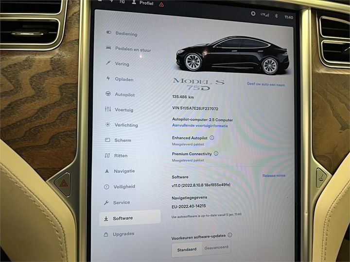 Photo 21 VIN: 5YJSA7E28JF237072 - TESLA S 