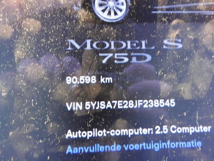 Photo 4 VIN: 5YJSA7E28JF238545 - TESLA MODEL S 