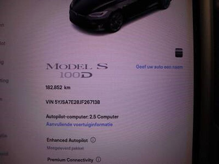 Photo 9 VIN: 5YJSA7E28JF267138 - TESLA MODEL S 