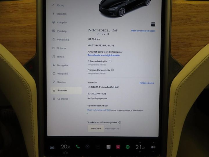 Photo 4 VIN: 5YJSA7E28JF284375 - TESLA MODEL S 