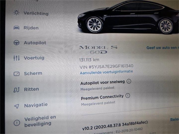 Photo 10 VIN: 5YJSA7E29GF161340 - TESLA MODEL S HATCHBACK 