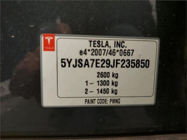 Photo 12 VIN: 5YJSA7E29JF235850 - TESLA MODEL S - 2016 