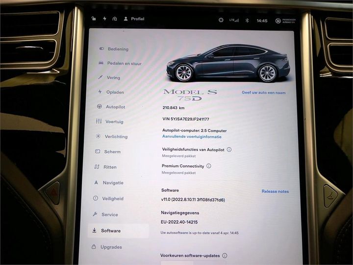 Photo 20 VIN: 5YJSA7E29JF241177 - TESLA S 