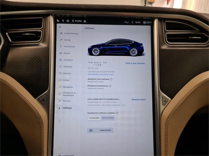 Photo 21 VIN: 5YJSA7E2XGF163730 - TESLA S 