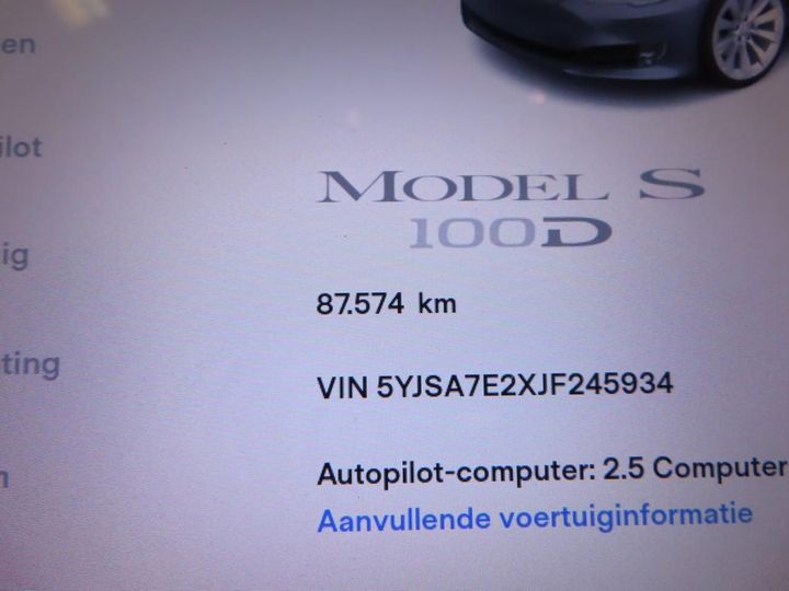 Photo 4 VIN: 5YJSA7E2XJF245934 - TESLA MODEL S 