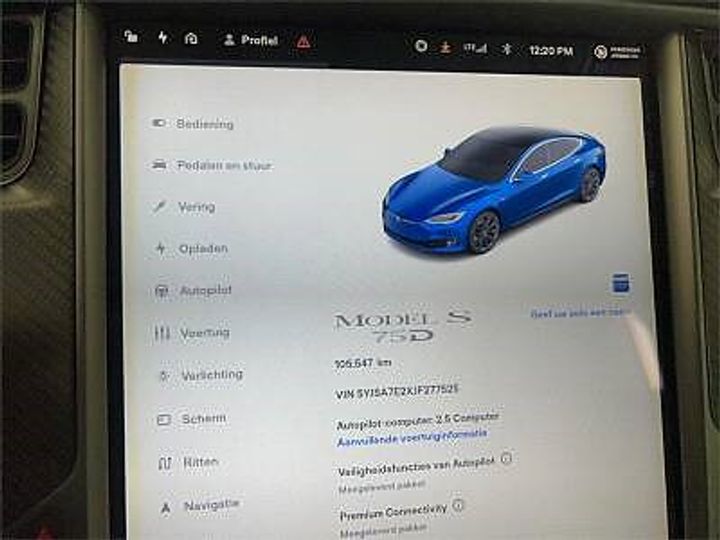 Photo 15 VIN: 5YJSA7E2XJF277525 - TESLA MODEL S 