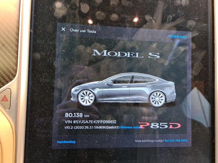 Photo 21 VIN: 5YJSA7E47FF098612 - TESLA S 