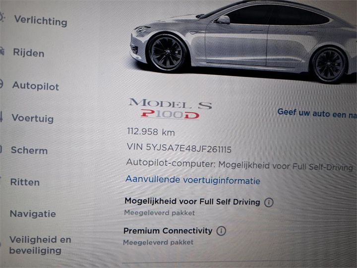 Photo 10 VIN: 5YJSA7E48JF261115 - TESLA S 