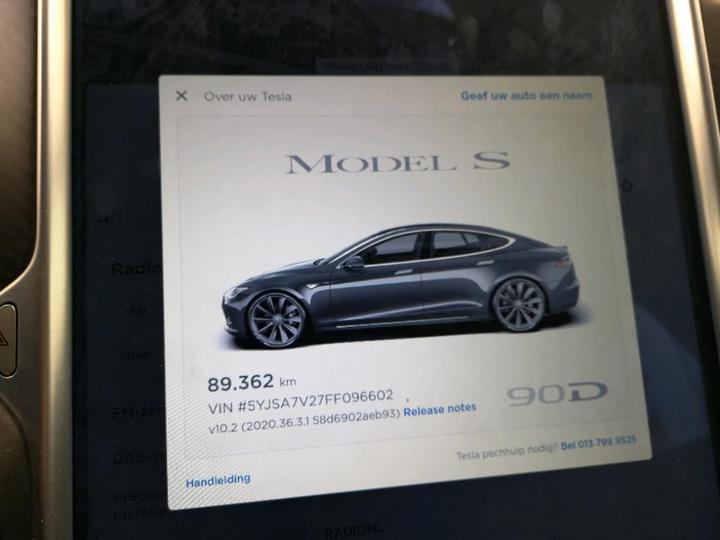 Photo 10 VIN: 5YJSA7V27FF096602 - TESLA S 