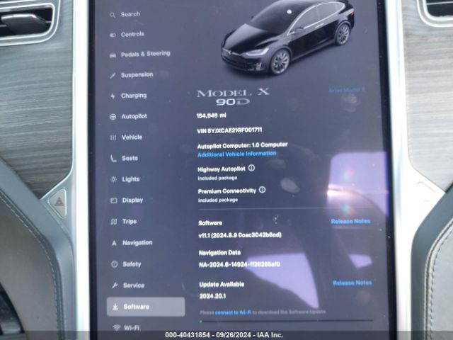 Photo 6 VIN: 5YJXCAE21GF001711 - TESLA MODEL X 