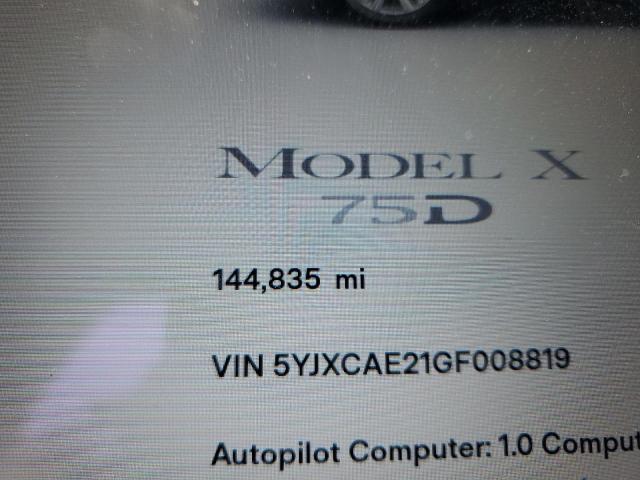 Photo 11 VIN: 5YJXCAE21GF008819 - TESLA MODEL X 