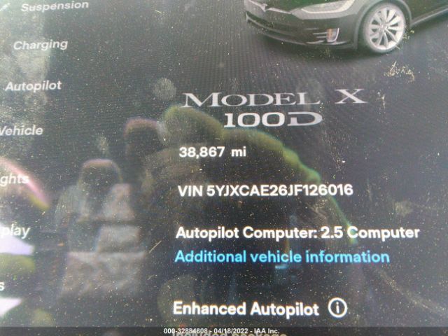 Photo 6 VIN: 5YJXCAE26JF126016 - TESLA MODEL X 