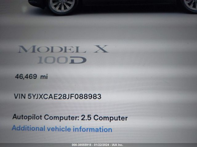 Photo 6 VIN: 5YJXCAE28JF088983 - TESLA MODEL X 