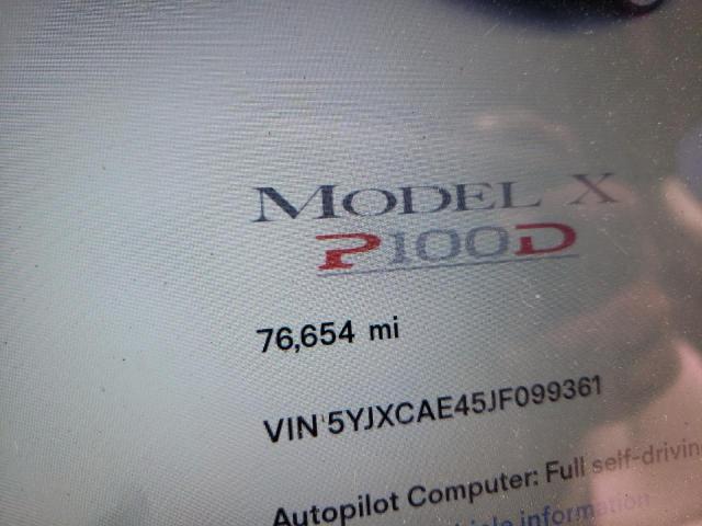 Photo 7 VIN: 5YJXCAE45JF099361 - TESLA MODEL X 