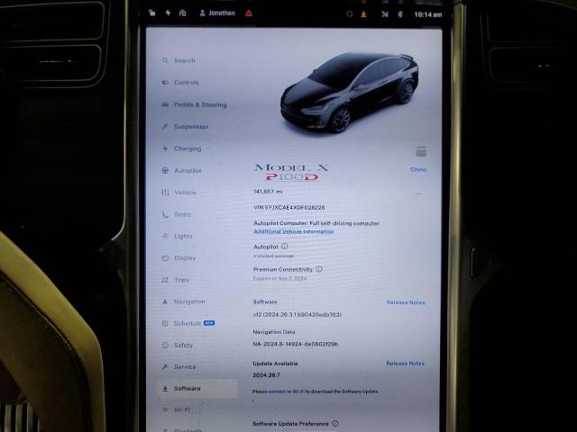 Photo 8 VIN: 5YJXCAE4XGF028228 - TESLA MODEL X 