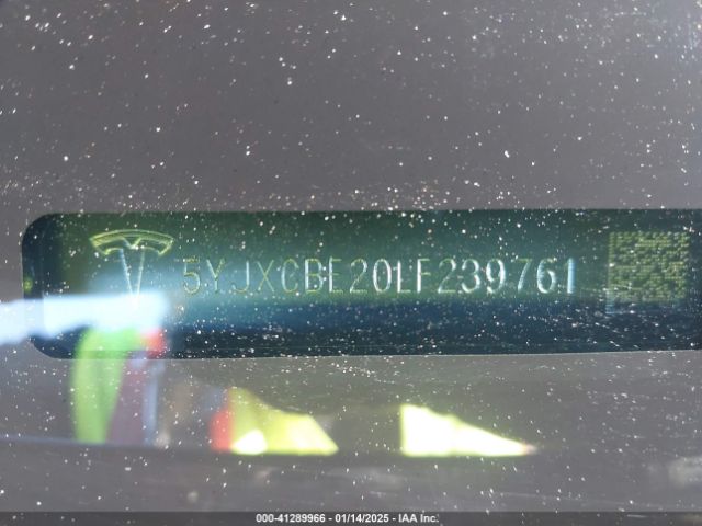Photo 8 VIN: 5YJXCBE20LF239761 - TESLA MODEL X 