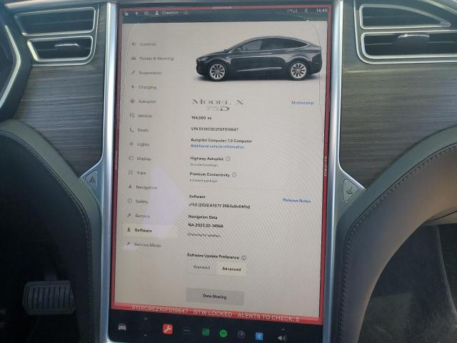 Photo 8 VIN: 5YJXCBE21GF019647 - TESLA MODEL X 